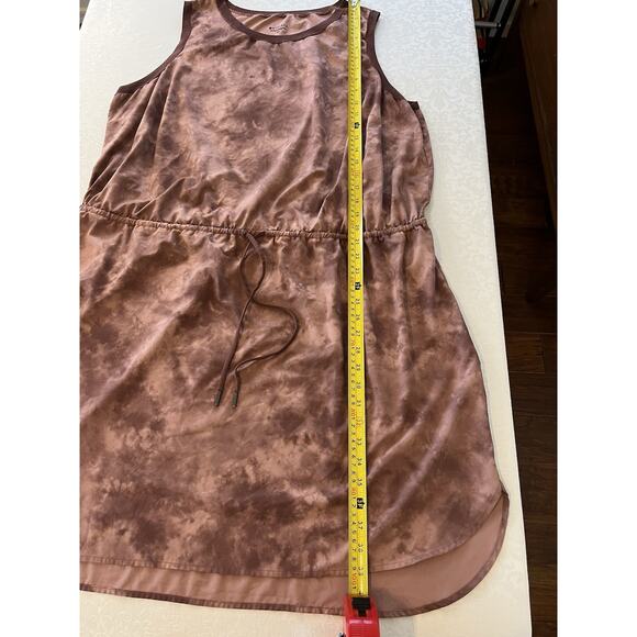 ATHLETA Rincon Printed Dress Size 2X Evian Hearth Rose Travel Stretch Camo - Picture 8 of 11
